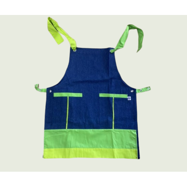 "Estola" di jeans verde