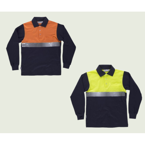 Polo de manga larga C3843