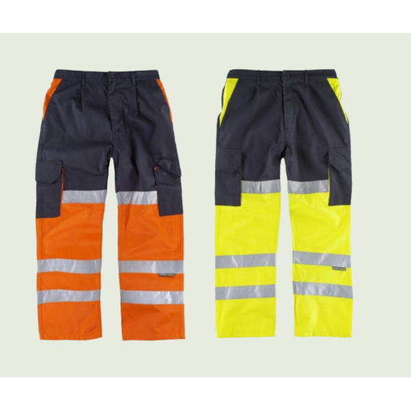 Pantalones multibolsillos C3214