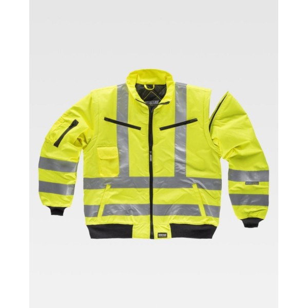 Parka piloto amarilla