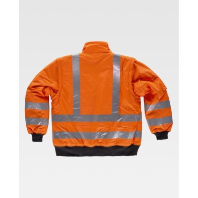 Parka piloto laranja Parka piloto laranja