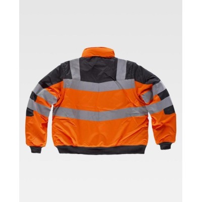 Parka piloto laranja