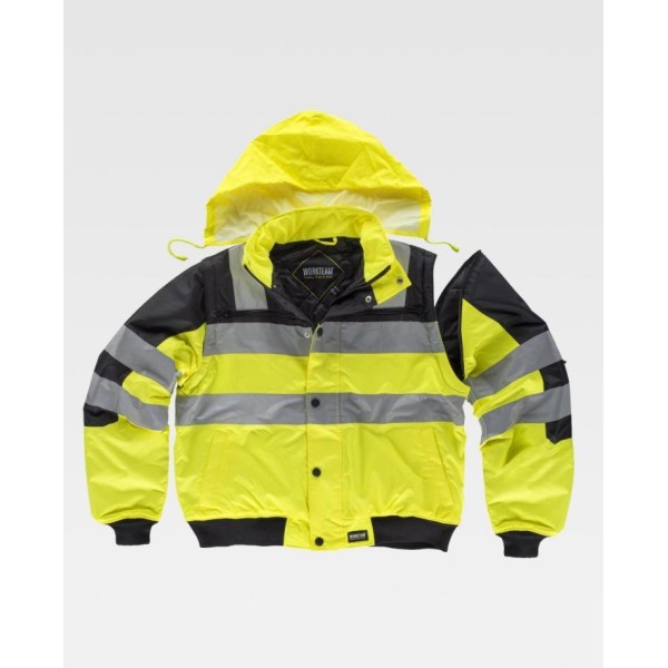 Parka piloto amarilla