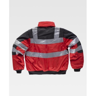 Parka piloto vermelha Parka piloto vermelha