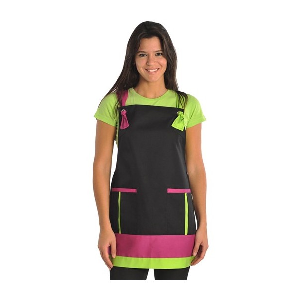 Estola noire multicolore