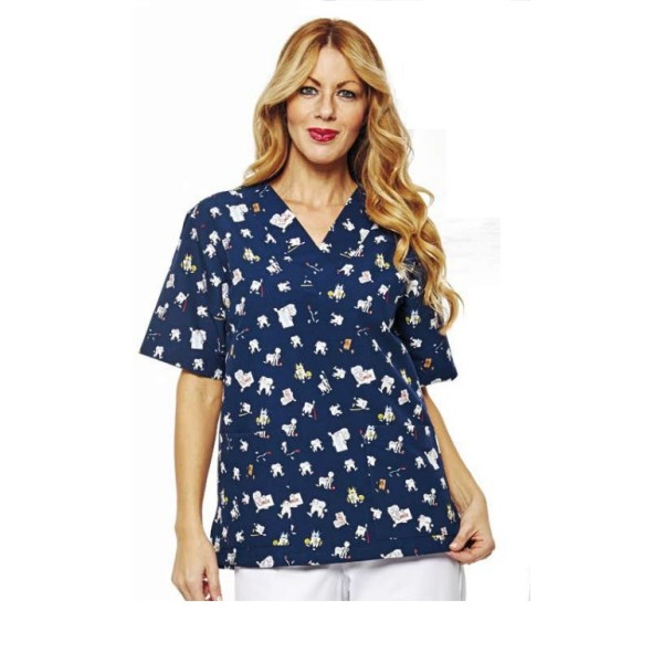 Chirurgische Pyjama-Tunika Granatenzähne