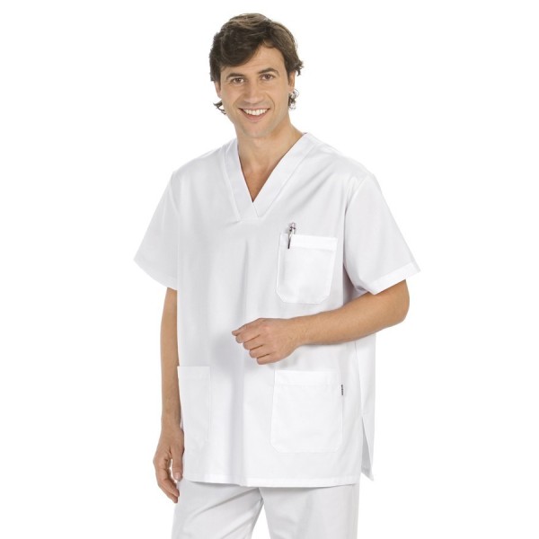 Chirurgischer Pyjama (Tunika) weiß