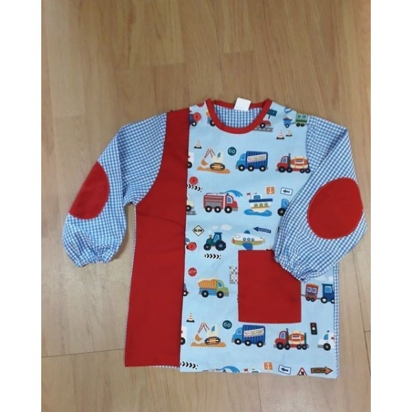 Kinderschürze "Autos" 01