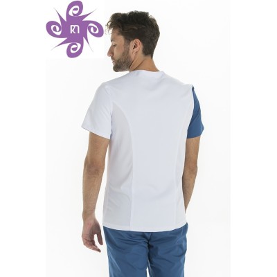 Bata Assimétrica azul Bata Assimétrica azul
