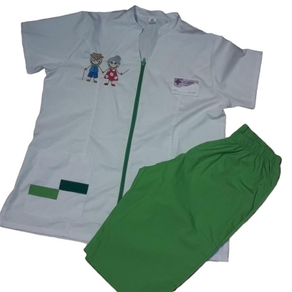 Senior embroidered tunic F1