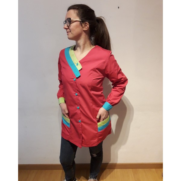 Blouse tricolore
