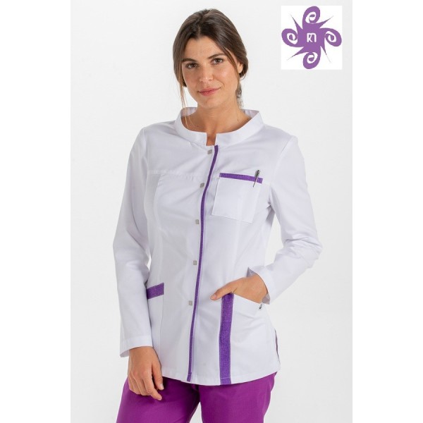 Túnica con detalles lilas