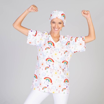 Túnica (Pijama cirúrgico) arco iris Túnica (Pijama cirúrgico) arco iris