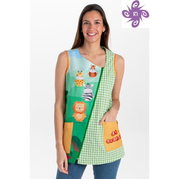 Blouse Animaux de la Jungle