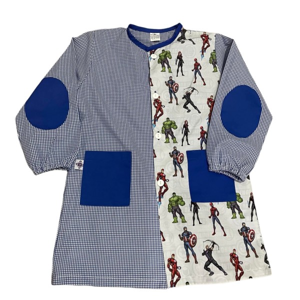 Tablier pour enfants Avengers bleu