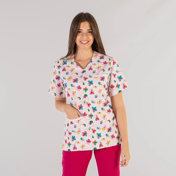 Pijama cirúrgico (Túnica) Flores
