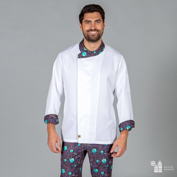 Chaqueta de cocina blanca