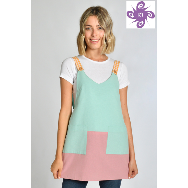 Estola rosa y verde