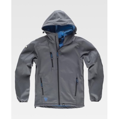 Casaco Workshell Cinza Com Vivos Refletores Casaco Workshell Cinza Com Vivos Refletores