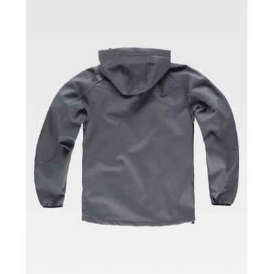 Casaco Workshell Cinza Com Vivos Refletores Casaco Workshell Cinza Com Vivos Refletores