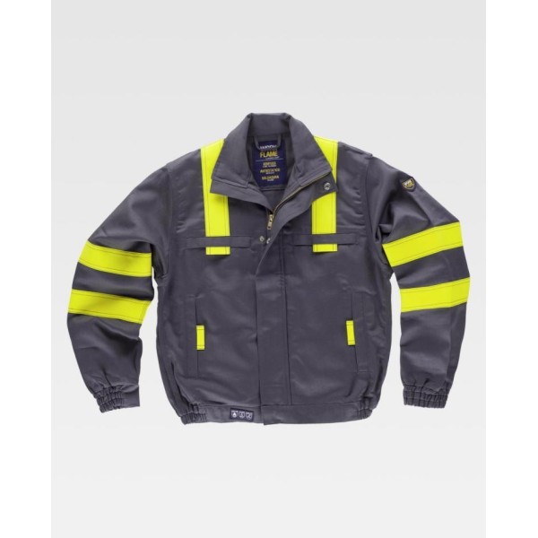 Blouson ignifugée avec fibre antistatique