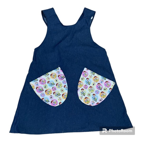 Denim Cross Apron – Elderly Care