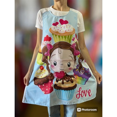 Avental Cruzado Cupcake Avental Cruzado Cupcake