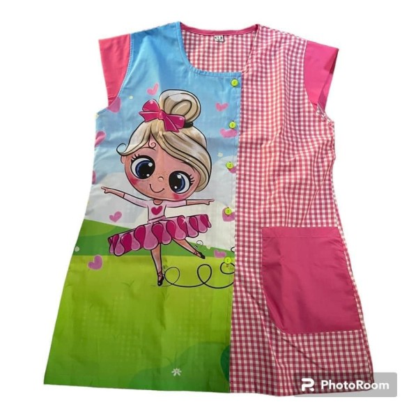 Blouse de ballerine à carreaux