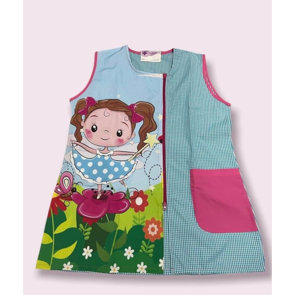 Blouse de fée à carreaux