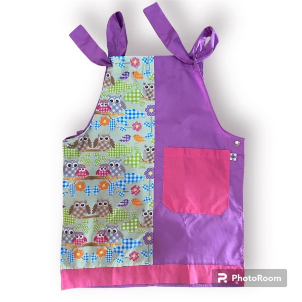 Estola "hibou" lilas