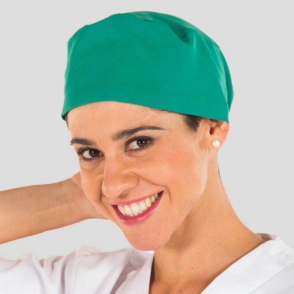 Gorro quirúrgico verde