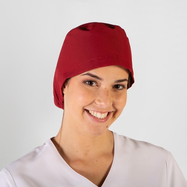 Cuffia chirurgica bordeaux