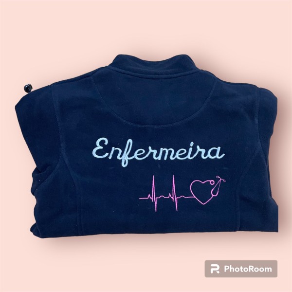 Gestickte Polarjacke für Krankenschwestern C