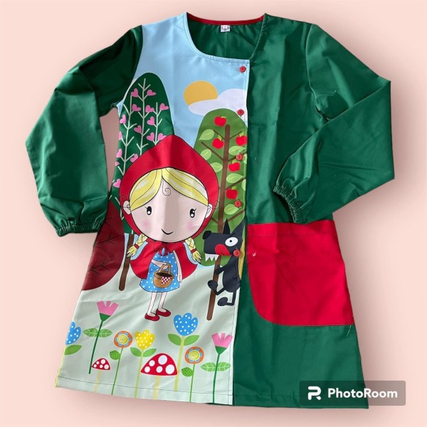 Blouse "Petit chaperon rouge" MC