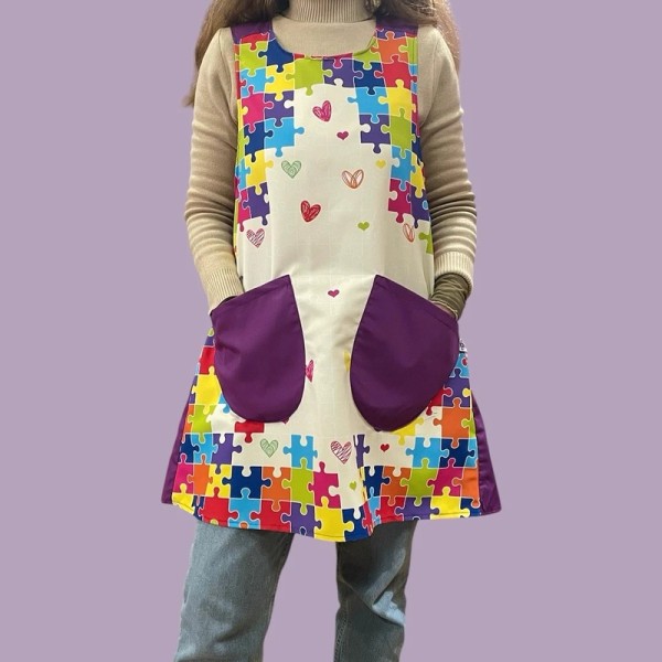 Tablier croisé "L'autisme"