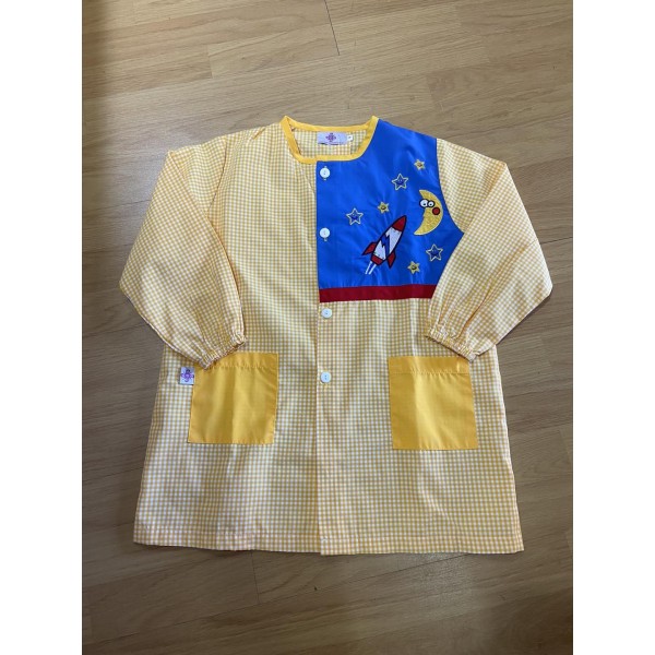 Grembiule per Bambini Razzo giallo