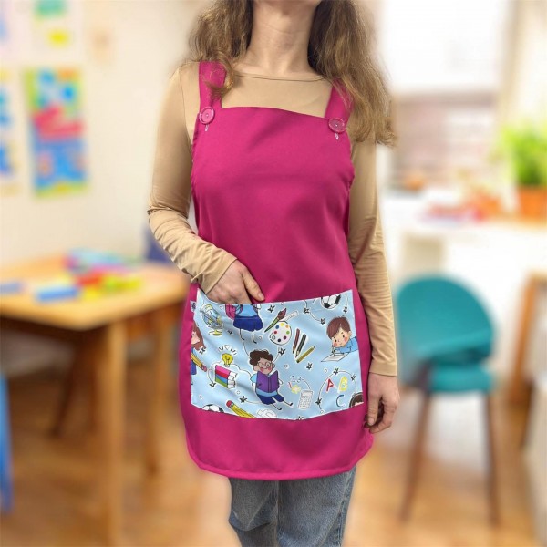 Pink Art Apron
