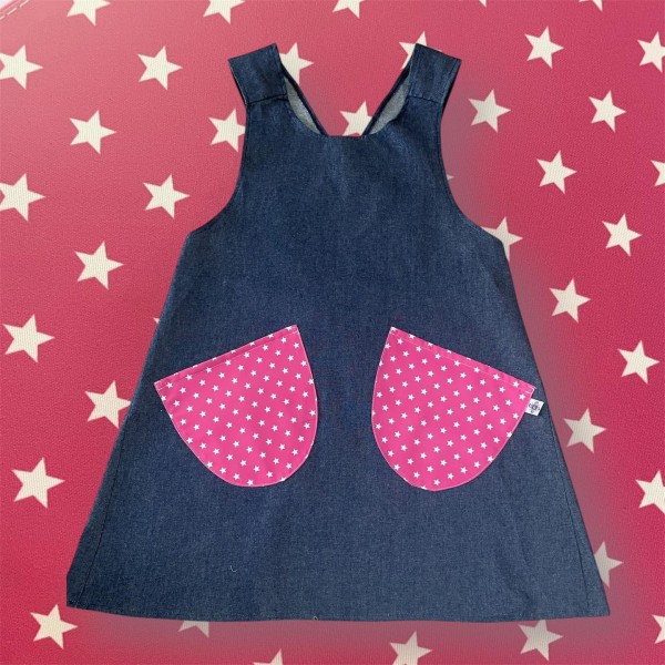 Grembiule incrociato jeans stella