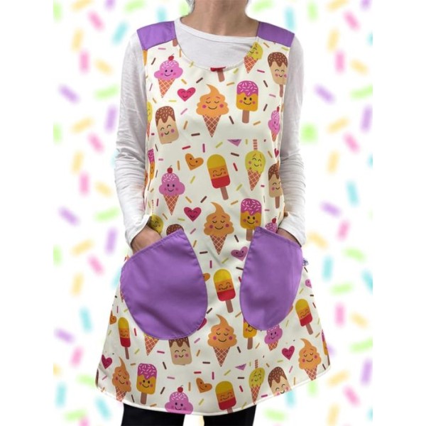 ice-cream Crossed Apron