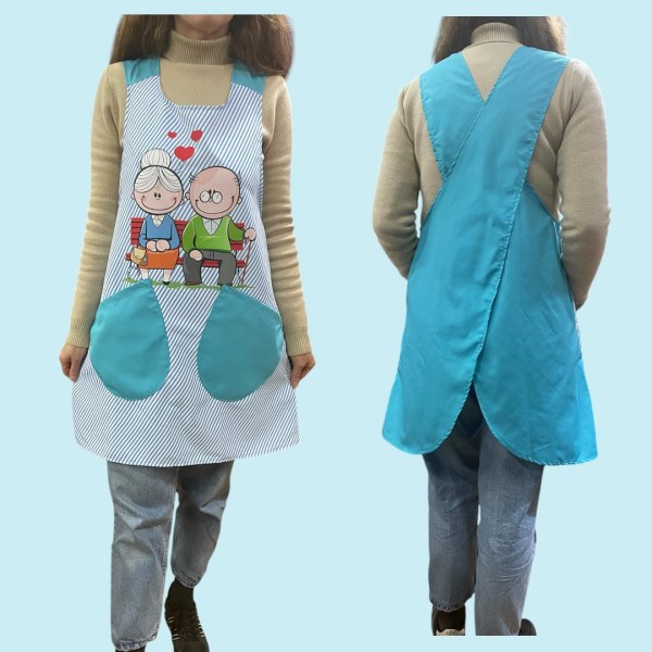 "Seniors" Cross apron