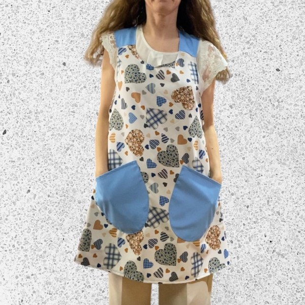 "Hearts" Crossed Apron
