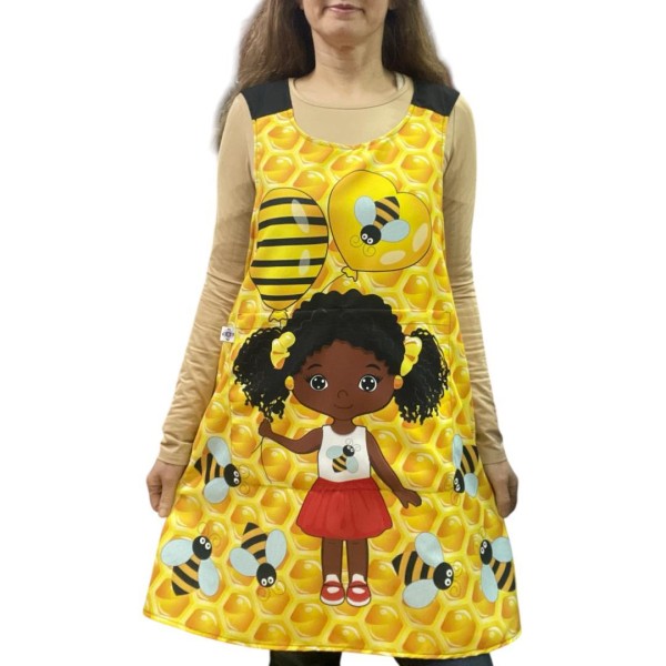 "honeycombs" Crossed Apron C