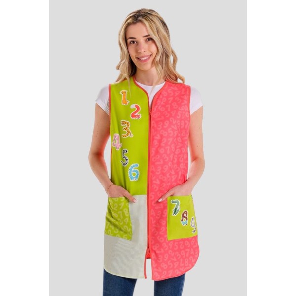“numbers” teacher's Smock