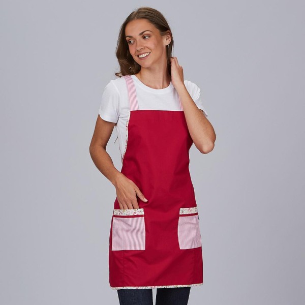 Fuchsia Estola mit Krawatten