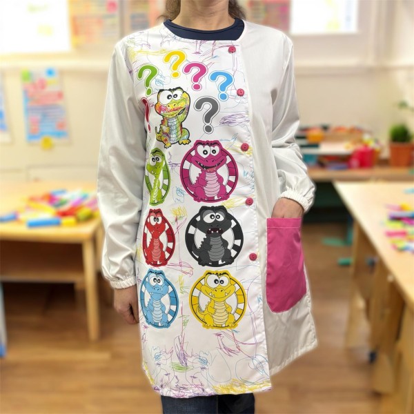 “Curious Monster” Smock