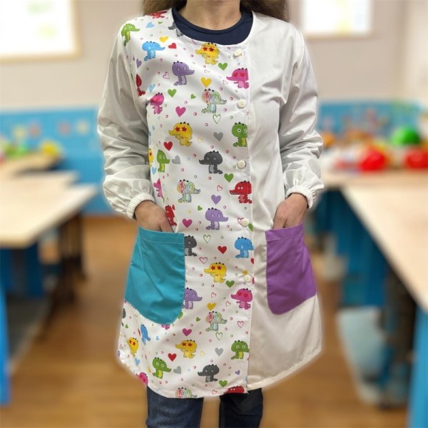 Kochjacke "Dinosaurier"