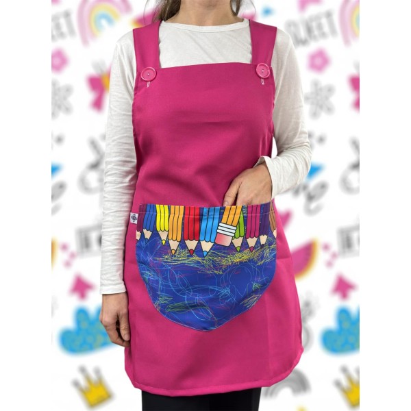 Estola avec cravates "Crayons de couleur"