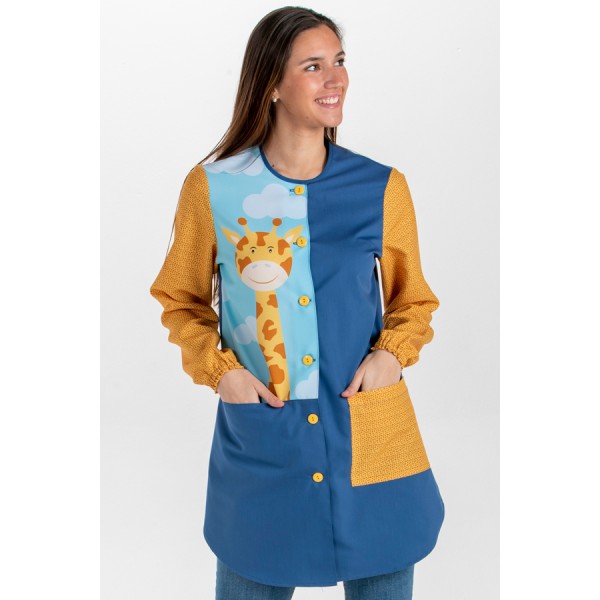 Blouse d'enseignant "Girafe"