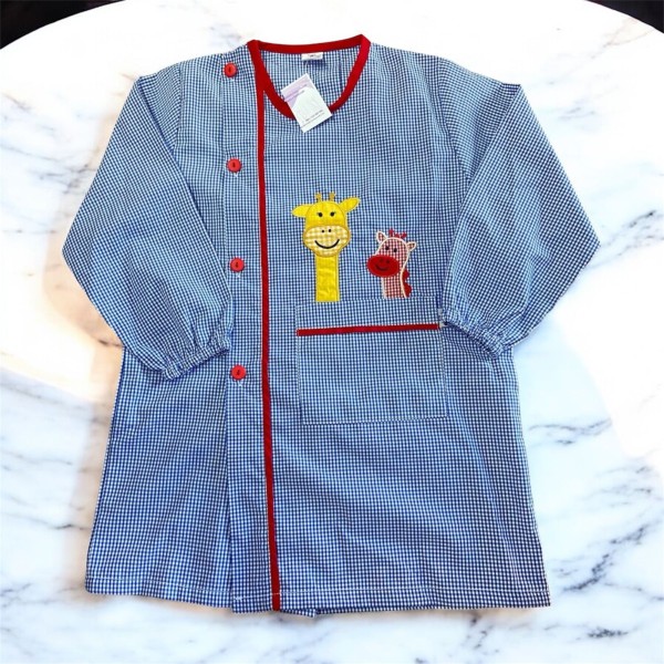 Grembiule per bambini "Giraffa" Blu