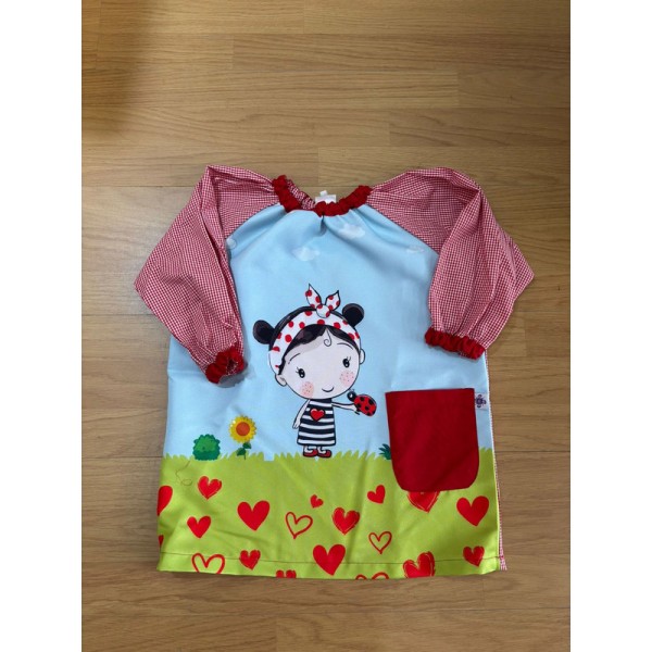 Grembiule per bambini nessun pulsante "cuore"